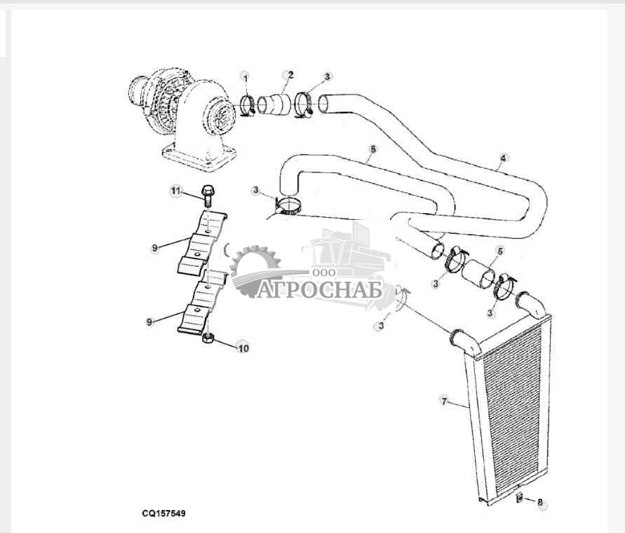 After Cooler And Hoses 
